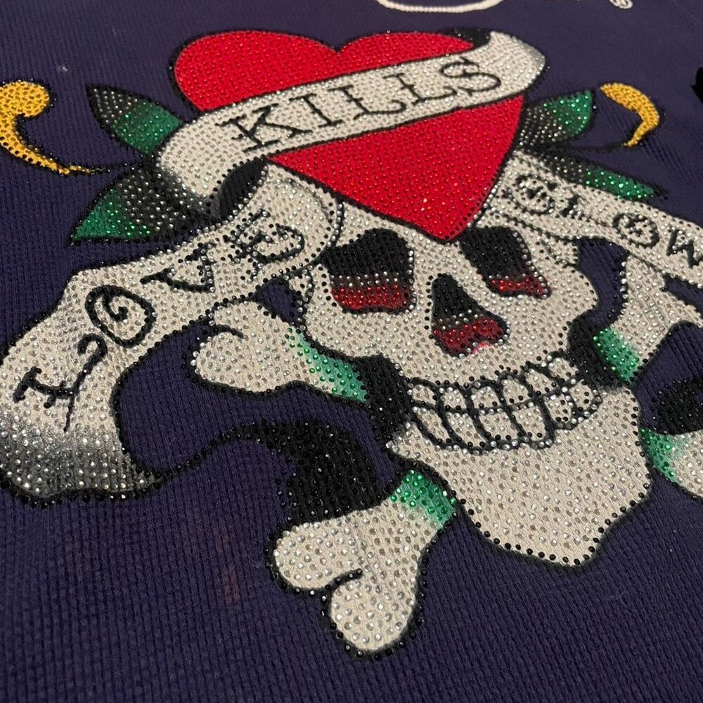 Vintage Ed Hardy Thermal Shirt - Picture 2 of 4